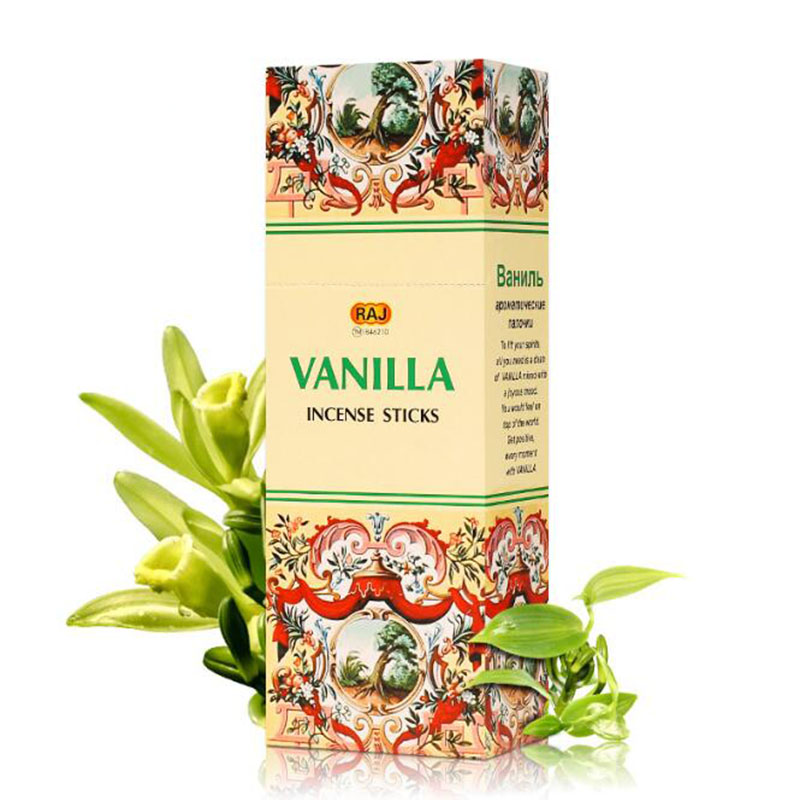 Candle Supplies India - 6 Small Boxes India Incense Vanilla