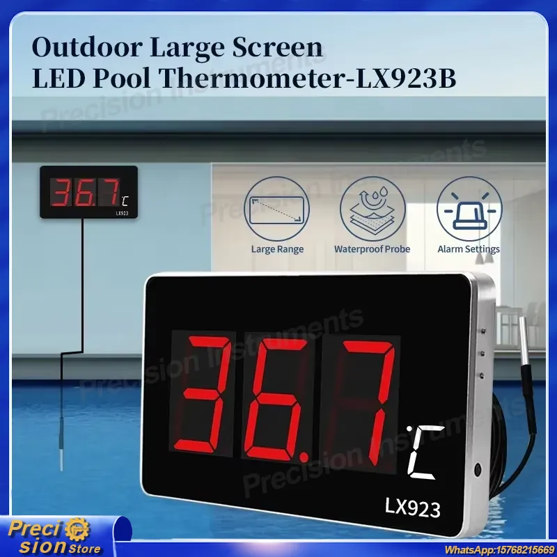 Digital Thermometer Probe - Digital Pool Thermometer Fish Tank Temperature