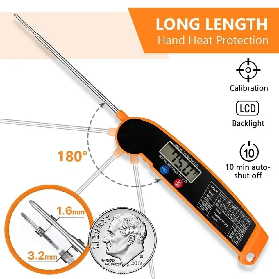 Hot Sale Digital Kitchen Food  - Digital Thermometer Probe ulasan dan harga