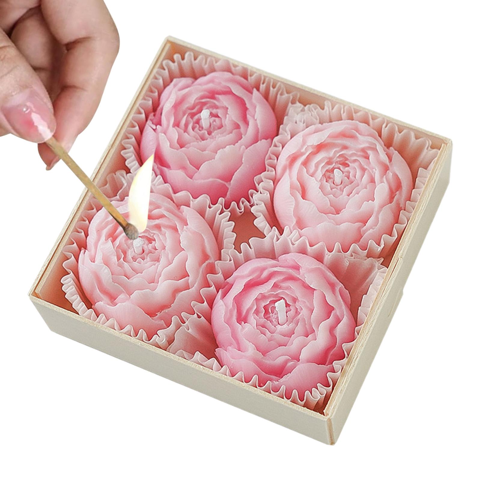 Soy Wax Candles Creative Flowe - Candle Souvenir ulasan dan harga