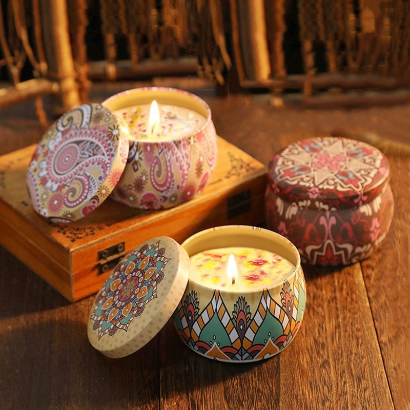 Dried Flower Smokeless Scented - Candle Souvenir ulasan dan harga