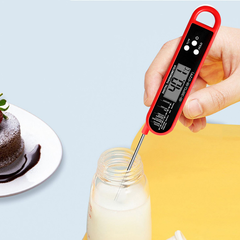 Foldable Meat Thermometer Digi - Digital Thermometer Probe ulasan dan harga