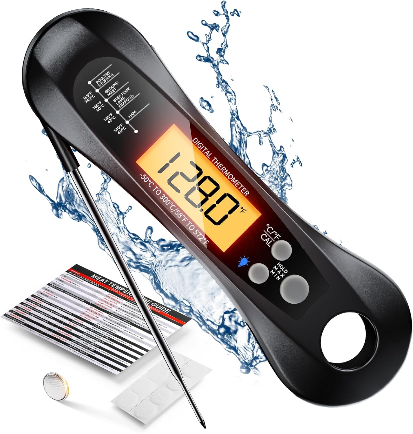 Digital Instant Read Meat Ther - Digital Thermometer Probe ulasan dan harga