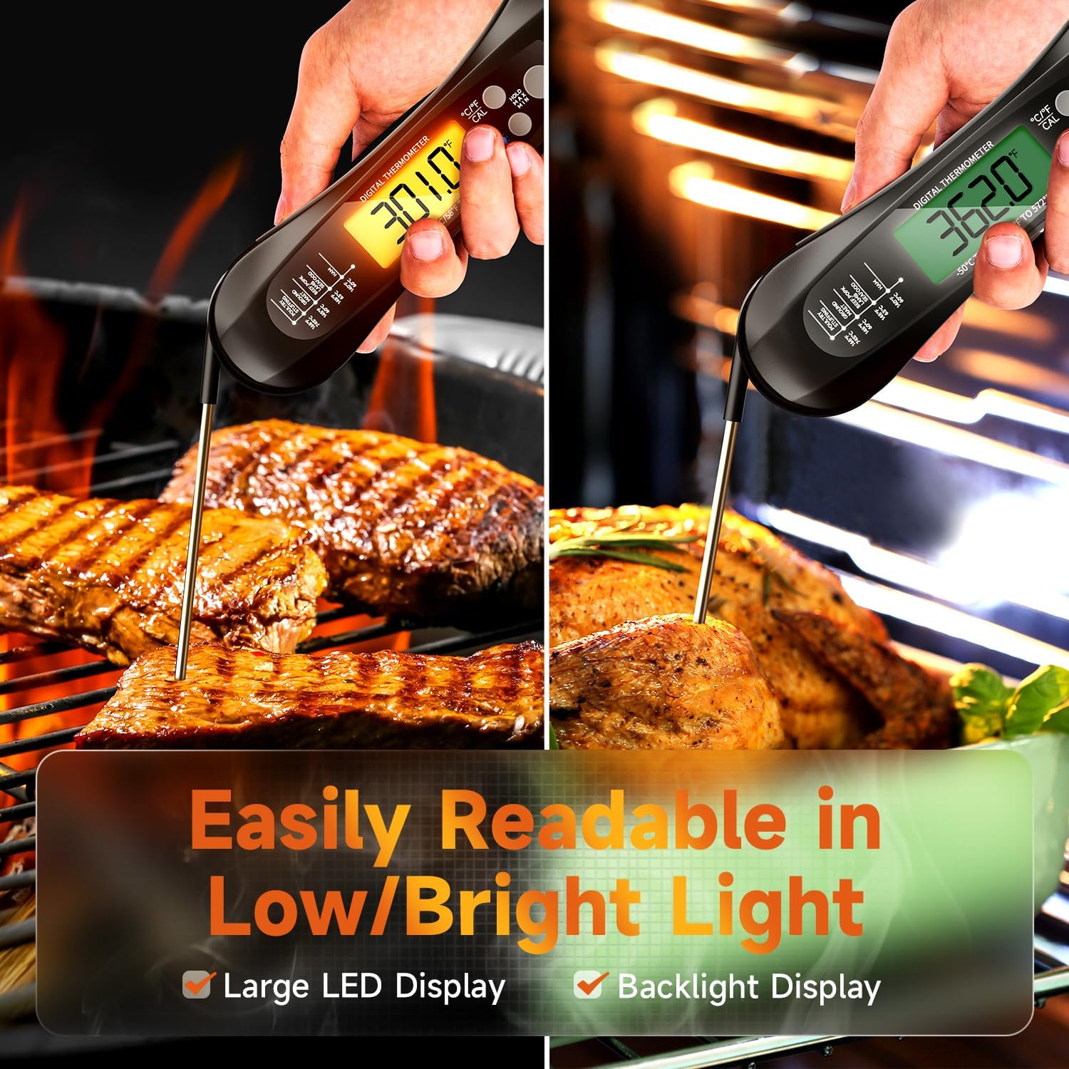 Digital Instant Read Meat Ther - Digital Thermometer Probe ulasan dan harga