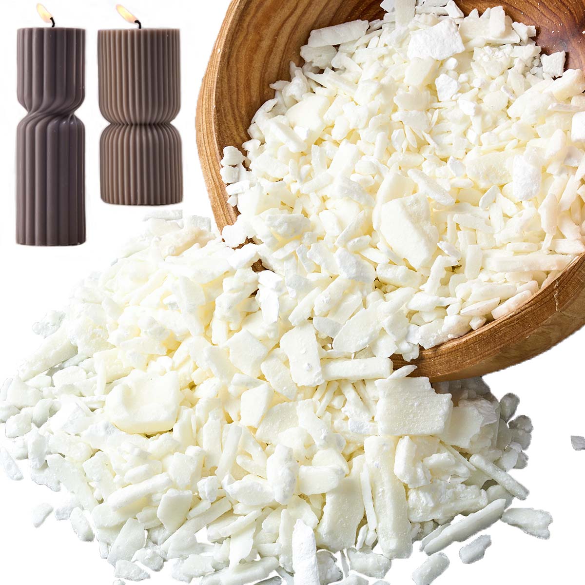 1 Pounds Pure White Soy Wax Fo - Candle Supplies In Bulk ulasan dan harga