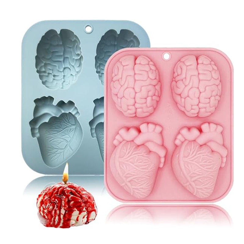 Human Brain And Heart Silicone - Candle Supplies In Bulk ulasan dan harga