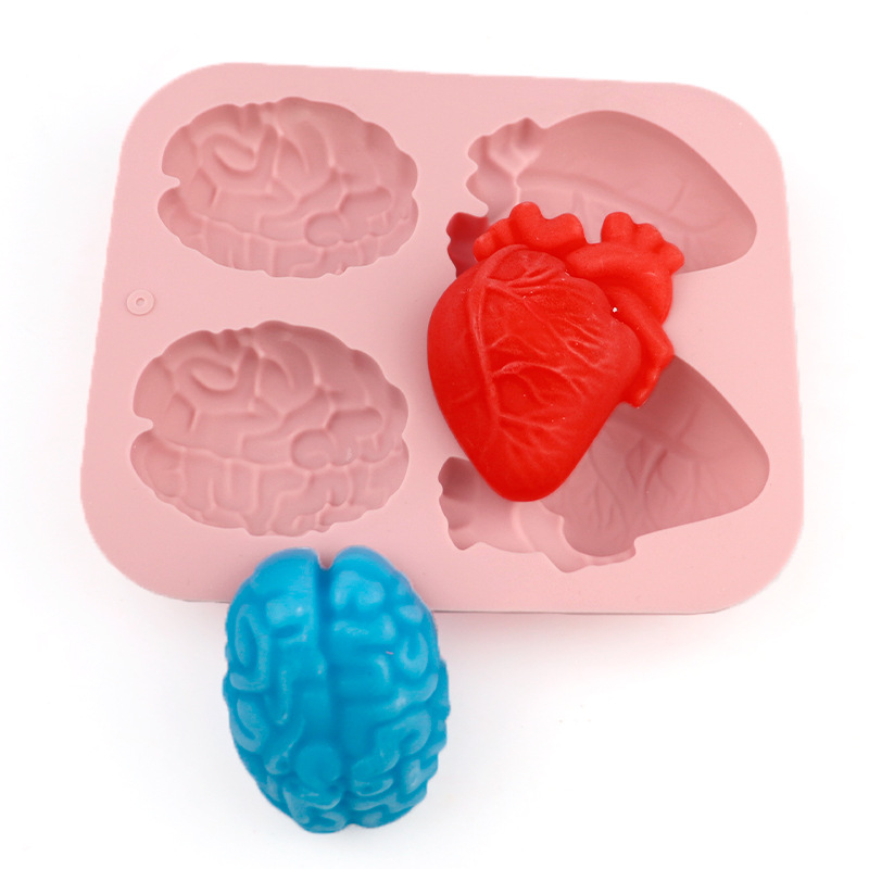 Human Brain And Heart Silicone - Candle Supplies In Bulk ulasan dan harga