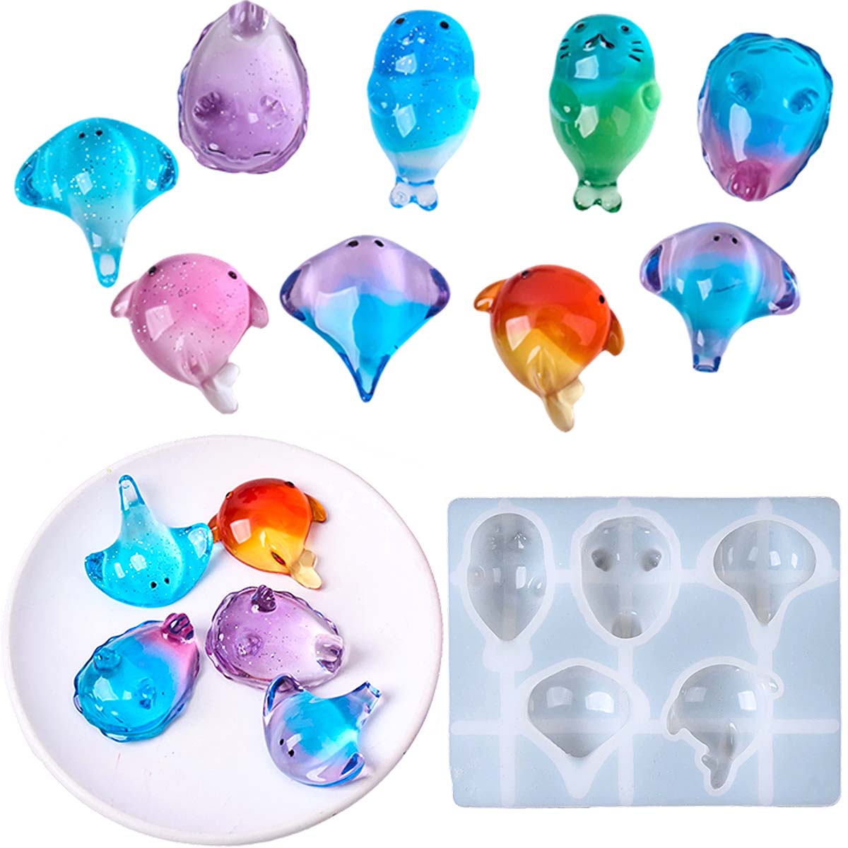 3D Healing Kawaii Manta Ray Wh - Candle Souvenir ulasan dan harga