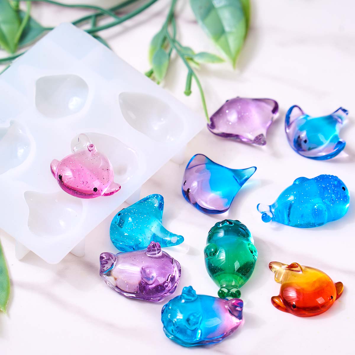 3D Healing Kawaii Manta Ray Wh - Candle Souvenir ulasan dan harga