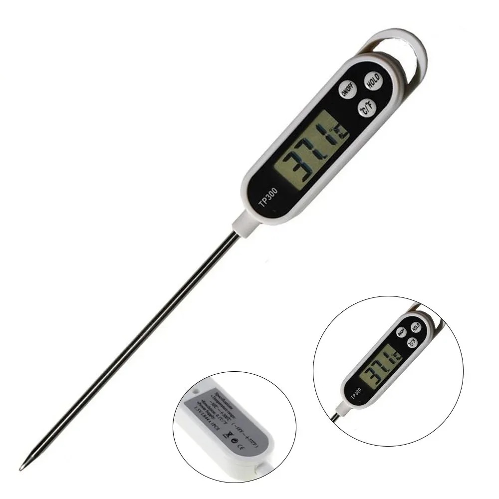 Stainless Steel Probe Cooking  - Digital Thermometer Probe ulasan dan harga