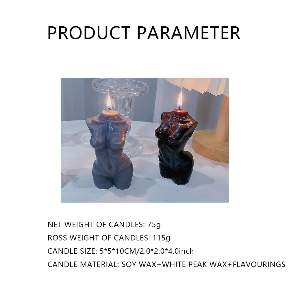Female Torso Body Shape Scente - Candle Souvenir ulasan dan harga