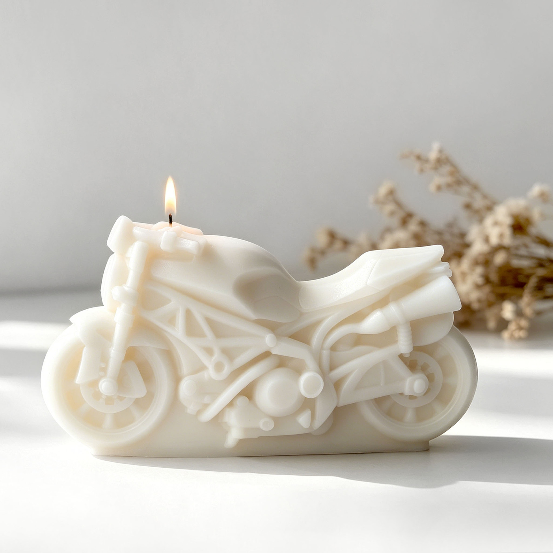 Motorcycle Design Candle Silic - Candle Supplies In Bulk ulasan dan harga
