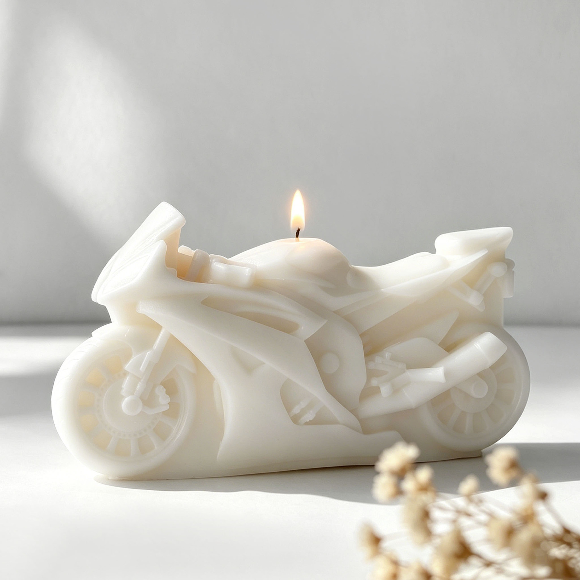 Motorcycle Design Candle Silic - Candle Supplies In Bulk ulasan dan harga