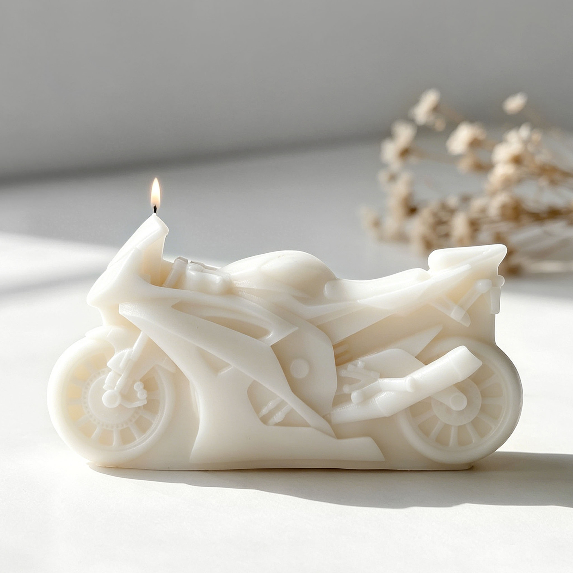 Motorcycle Design Candle Silic - Candle Supplies In Bulk ulasan dan harga
