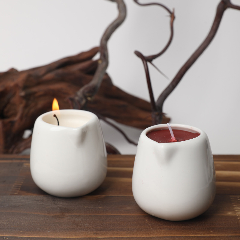 Travel Bag Ceramic Cup Candle  - Candle Supplies Essential Oils ulasan dan harga