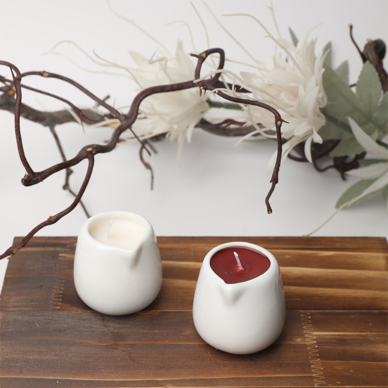 Travel Bag Ceramic Cup Candle  - Candle Supplies Essential Oils ulasan dan harga