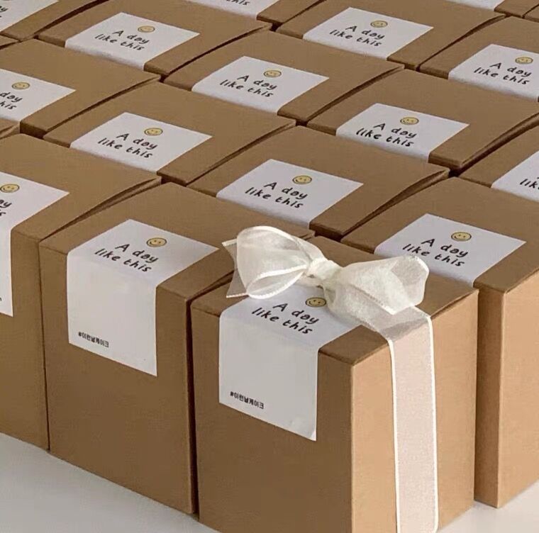Kraft Paper Box Candle Lipstic - Candle Souvenir ulasan dan harga