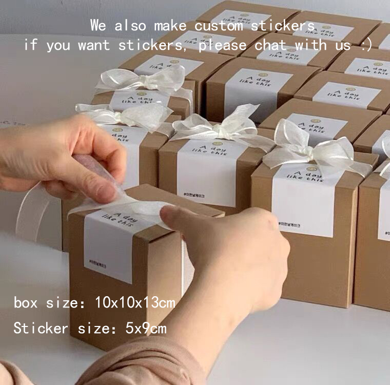 Kraft Paper Box Candle Lipstic - Candle Souvenir ulasan dan harga