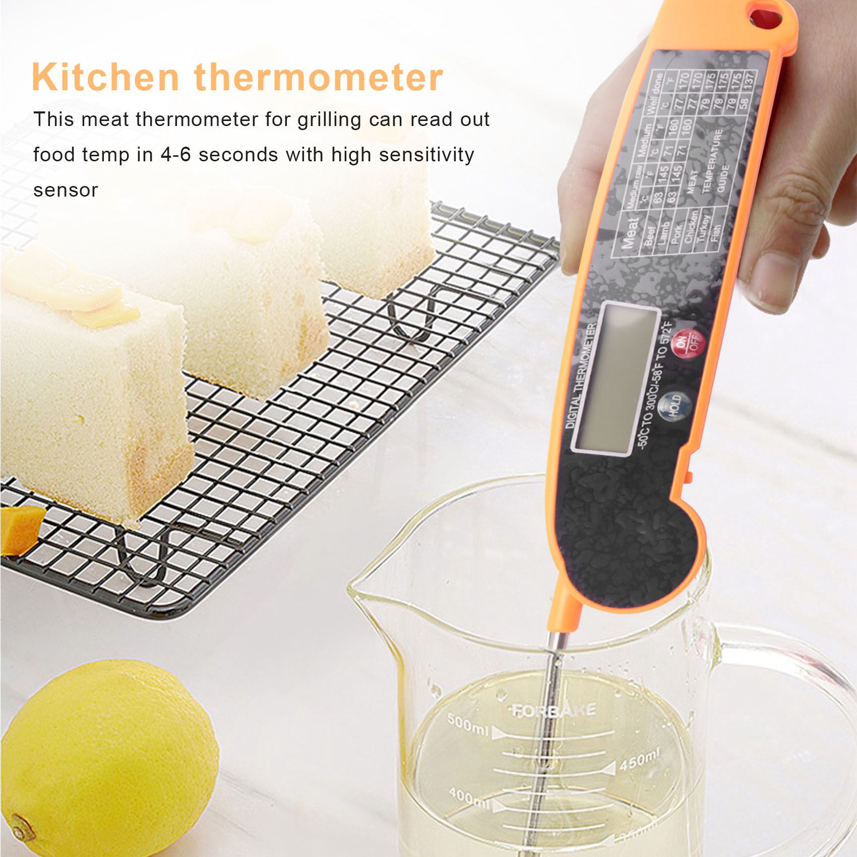 Digital Instant Read Meat Ther - Digital Thermometer Probe ulasan dan harga